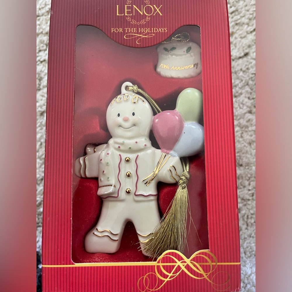 Lenox 10th anniversary Gingerbread Ornament